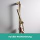 Bară de duș Hansgrohe Unica S Puro 65 cm cu furtun de 160 cm, bronz periat (24402140) 24402140 foto 5