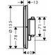 Termostat de duș Hansgrohe ShowerSelect Comfort S 15554140 bronz 15554140 foto 2