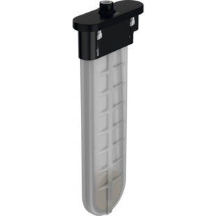 Partea exterioară cu rozetă dreptunghiulară Hansgrohe sBox 28010670 negru 28020670 foto