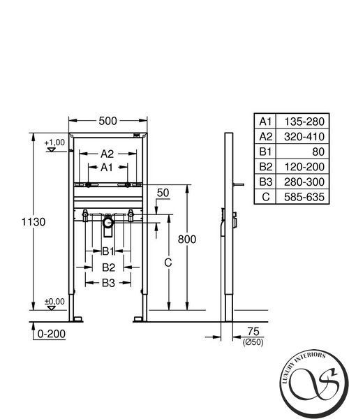 Система инсталляции для раковины GROHE Rapid SL (38554001) 38554001 фото