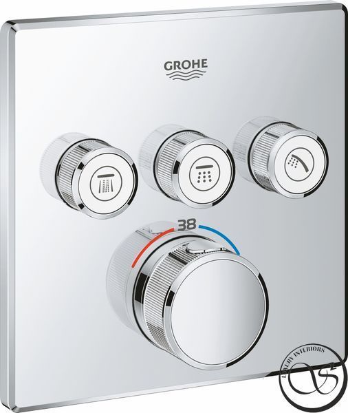 Sistem de duș GROHE Grohtherm SmartControl 34706000 cu termostat de duș crom 34706000 foto