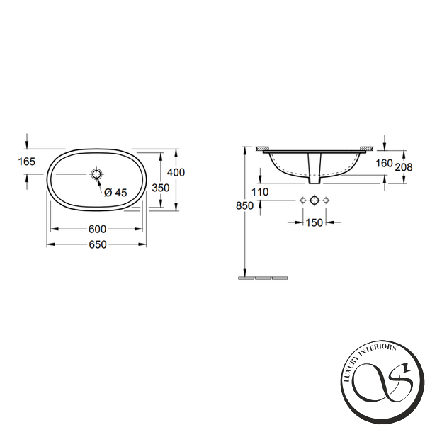 Lavoar Villeroy & Boch O.Novo 41626001 41626001 foto