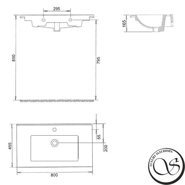 Dulap cu lavoar IMPRESE LORETA f3219W f3219W foto