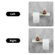 Suport pentru h&acirc;rtie igienică cu raft DASKE LINE BASE PH/LB-1239WR-A Adhesive PH/LB-1239WR-A foto 8