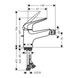 Смеситель для биде Hansgrohe Novus 71142000 хром 71142000 фото 2