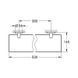 GROHE ESSENTIALS полочка стеклянная, 530 мм 40799001 фото 2