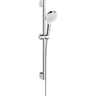 Душевой набор Hansgrohe Showerpipe Crometta 100 Vario Green 6 л/мин, 65 см, White/Chrome (26555400) 26555400 фото