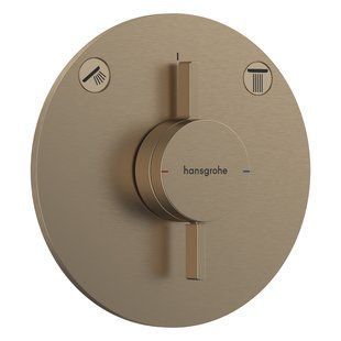 Baterie duș Hansgrohe DuoTurn S 75418140 pentru montaj ascuns bronz 75418140 foto