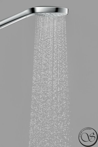 Duș de m&acirc;nă Hansgrohe Roma Select E 110 1jet EcoSmart, alb/crom (26816400) 26816400 foto