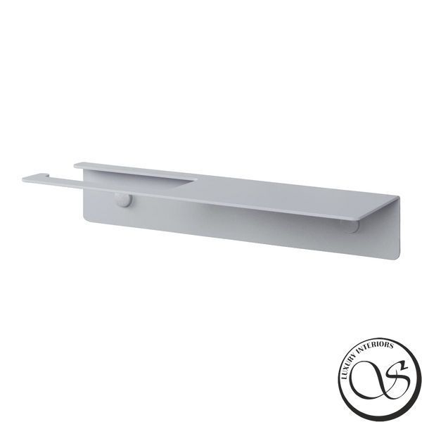 Suport pentru h&acirc;rtie igienică cu raft DASKE LINE BASE PH/LB-0393GL PH/LB-0393GL foto