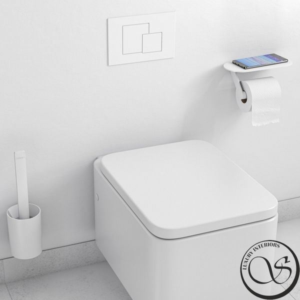 Комплект аксессуаров Hansgrohe WallStoris 2в1, Matt White (27969700) 27969700 фото