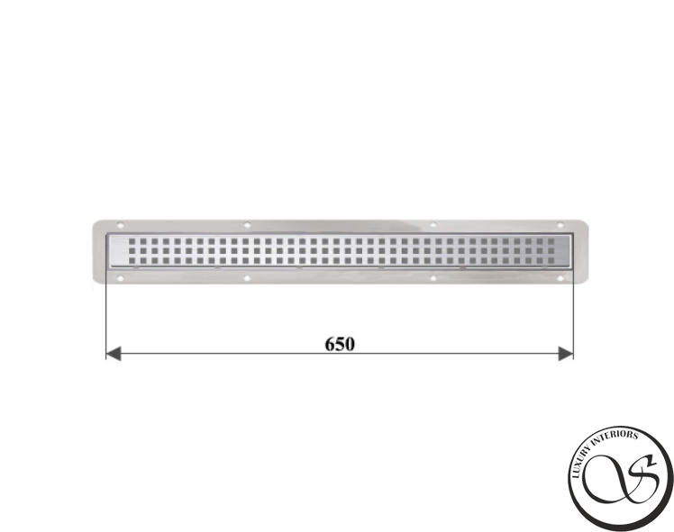 Sifon de dus Pestan Confluo Compact Net Line 65 cm (crom) 13702517 13702517 foto