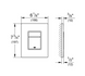 Kit de instalare: WC suspendat VLTAVA Rimless, scaun solid Slim + 38772001 Instalare RAPID SL pentru toaleta, buton cromat, fara garnitura c06809603+38772001 foto 9