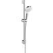 Душевой набор Hansgrohe Showerpipe Crometta 100 Vario Green 6 л/мин, 65 см, White/Chrome (26555400) 26555400 фото 1
