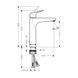 Baterie de lavoar Hansgrohe Focus 190 cu sifon, crom (31608000) 31608000 foto 11