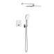 Sistem de duș &icirc;ncastrat IMPRESE BILOVEC Click t04800901SAC (termostat cu 2 funcții, cap de duș ABS 320*210 mm, cap de duș cu 3 moduri, furtun PVC 1500 mm), cromat t04800901SAC foto 1