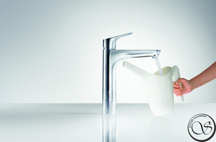 Baterie de lavoar Hansgrohe Focus 190 cu sifon, crom (31608000) 31608000 foto
