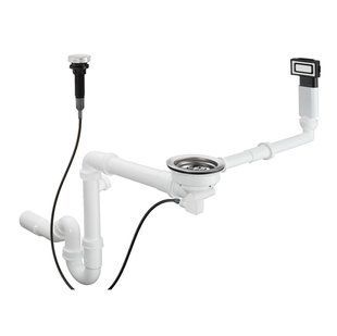Сифон Hansgrohe D14-11 Automatic с переливом для мойки на 1 чашу, Stainless Steel (43931800) 43931800 фото