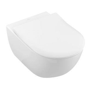 WC suspendat Villeroy & Boch Subway 2.0 5614R2R1 cu capac CeramicPlus 56x37x37,5 cm 5614R2R1 foto