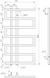 Radiator Genesis DUAL 1000x530 9005 СТ structural negru DUAL 1200x530 7016 foto 2