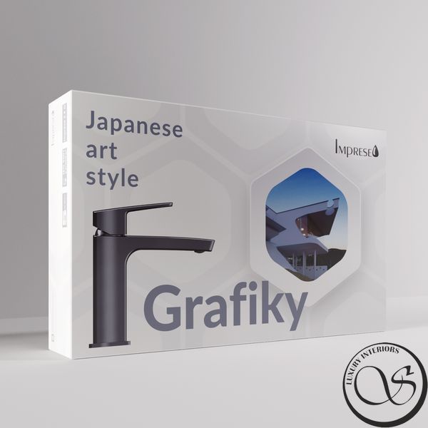 Смеситель для умывальника Imprese GRAFIKY ZMK061901011 высокий, хром, 35 мм ZMK061901011 фото