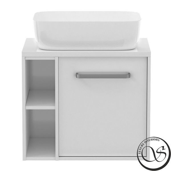 Тумба с умывальником IMPRESE VYSKOV f3215W белая 600*600*460 мм f3215W фото