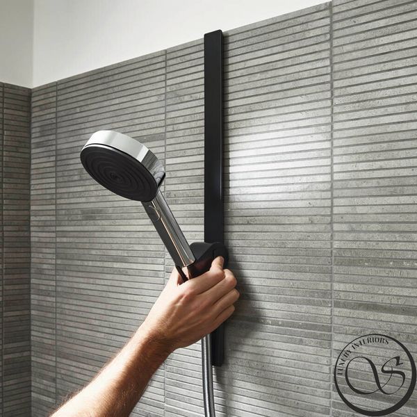 Держатель ручного душа Hansgrohe 27917670 WallStoris Matt Black 27917670 фото