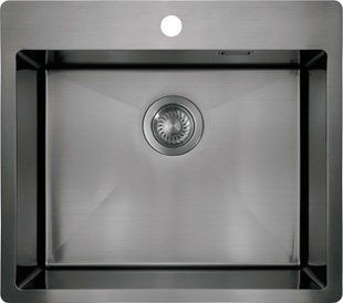 Стальная мойка DEANTE OLFATO PRECIOUS ZPO_D10B, 1-чаша, titanium ZPO_D10B фото