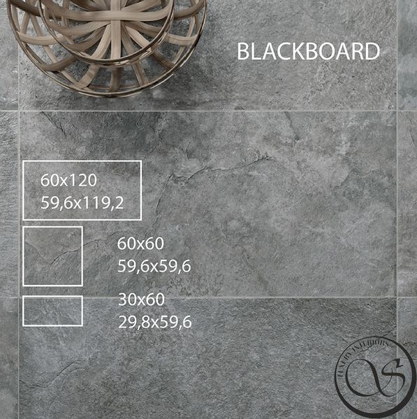 Плитка Cerdisa Blackboard Anthracite 60x120 см 0052776 52776 фото