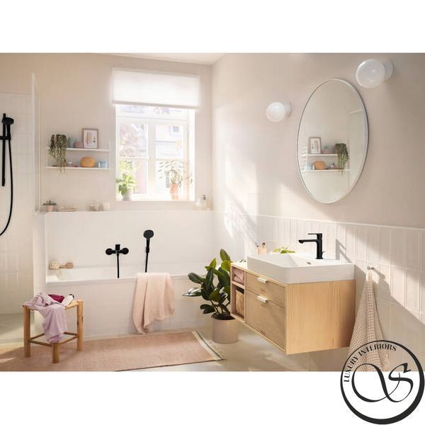 Смеситель для умывальника 110 Hansgrohe Rebris S 72517670&nbsp;черный матовый 72517670 фото