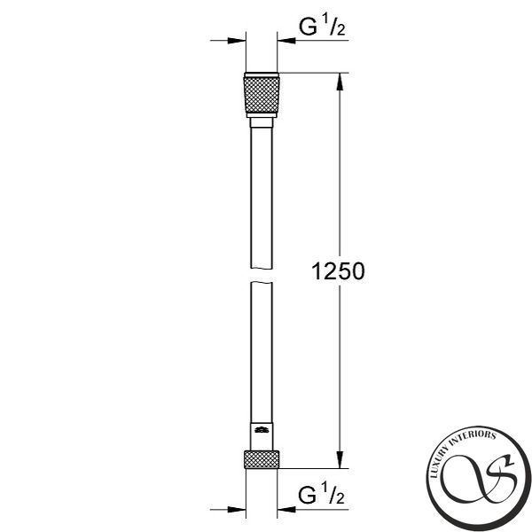 Furtun de duș GROHE SILVERFLEX 28362000 1250 mm 28362000 foto