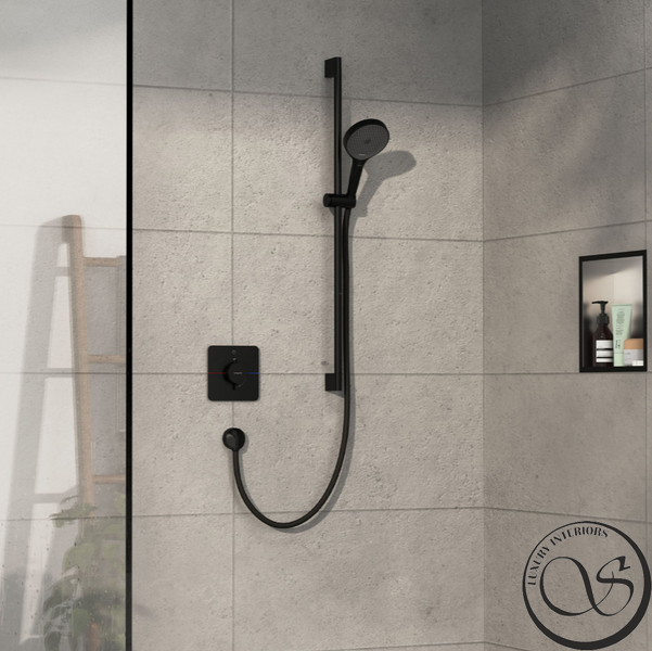 Термостат скрытого монтажа Hansgrohe ShowerSelect Comfort Q на 1 функцию, Matt Black (15581670) 15581670 фото