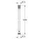 Furtun de duș GROHE SILVERFLEX 28362000 1250 mm 28362000 foto 2