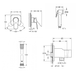 Набор скрытого монтажа GROHE CUBEO UA11183003 с гигиенической лейкой (1017750000+28150002+27512001+28628001), хром UA11183003 фото 2