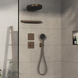 Переключатель Hansgrohe ShowerSelect Comfort Q для душа, на 3 потребителя, бронза (15587140) 15587140 фото 4