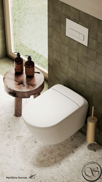 Умный подвесной унитаз DEANTE SILIA CSID6ZPW, с автоматической крышкой, PRO, 588 x 348 x 349 мм, белый CSID6ZPW фото