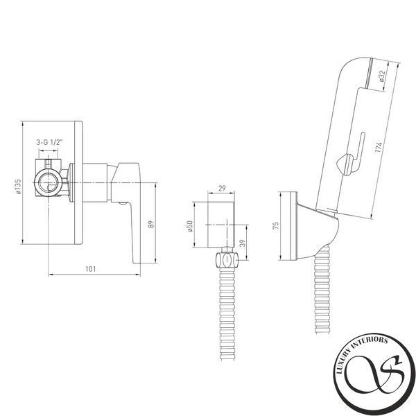 Набор гигиенический VOLLE SOLAR 1530.160101 фото