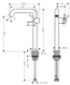 Смеситель для умывальника 240 Hansgrohe Tecturis S 240, 73372000 73372000 фото 3