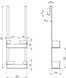 Полка на кабину DEANTE MOKKO ADM_A54K bianco 250 x 760 x 148 мм ADM_A54K фото 2