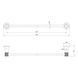Держатель полотенец Imprese BRENTA ZMK081906270 никель 600 мм ZMK081906270 фото 2