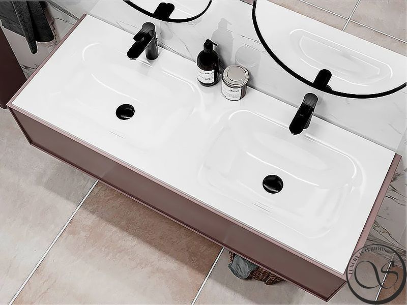 Умывальник Miraggio&nbsp;JESSEL 1200D (WHITE) JESSEL 1200D (WHITE) фото