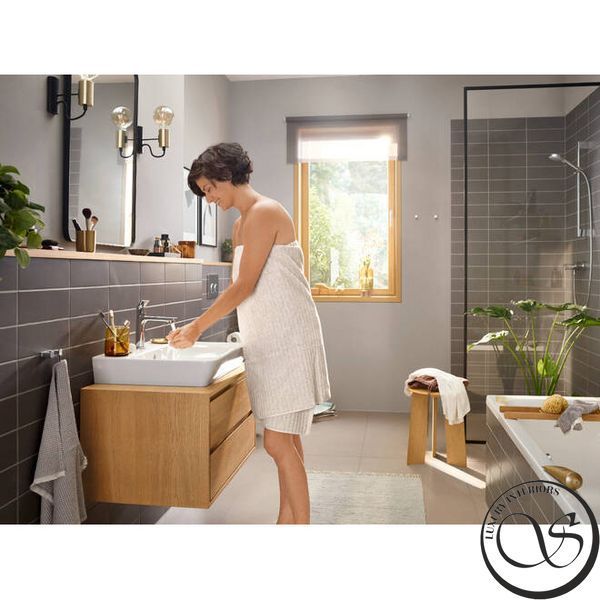 Смеситель hansgrohe 80 Rebris E CoolStart для раковины без сливного гарнитура, хром 72554000 72587000 foto