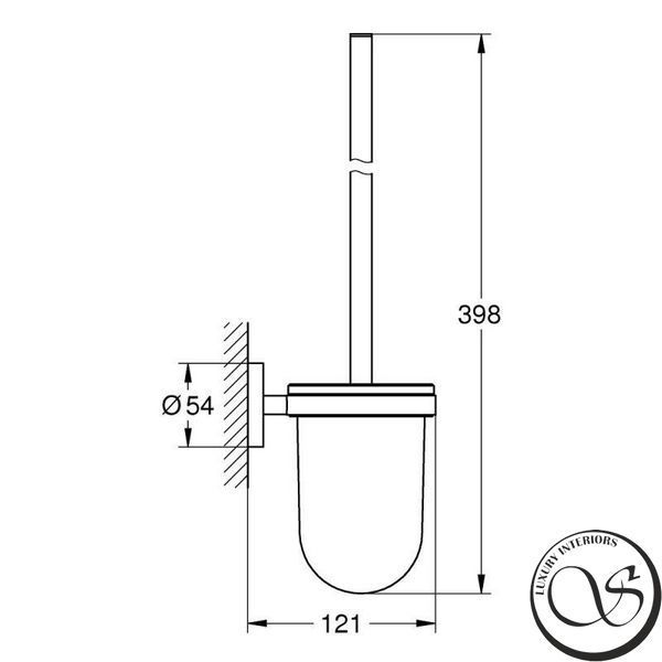 Ершик для туалета GROHE ESSENTIALS 40374001 40374001 фото
