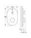 Автоматический смеситель для душа 1/2&Prime; GROHE Eurosmart Cosmopolitan T (36321000) 36321000 фото 2