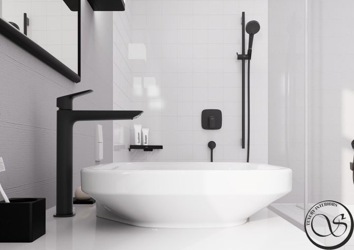 Смеситель Hansgrohe Logis Fine 240 для умывальника без донного клапана, Matt Black (71258670) 71258670 фото