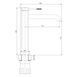 Baterie lavoar IMPRESE BRENTA ZMK071901011 crom inalt ZMK071901011 foto 2