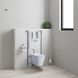 Grohe RAPID SL 38840000 sistem de instalare pentru WC+ JESS WC suspendat Rimless 48*37*37cm, scaun Duroplast Slim Inchidere lenta RAPID SL montaj pe perete COSMO cheie de apa (38840000+3855800M+387320030+i11) 38840000+3855800M+38732000+i11330 foto 1