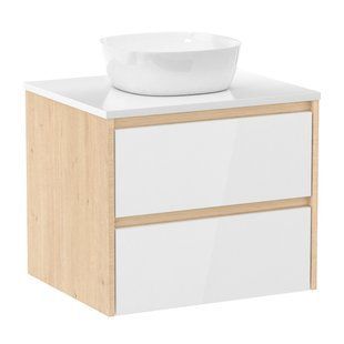 Тумба с умывальником IMPRESE NETKA f3201Dr 60см цвет дуб f3201Dr фото
