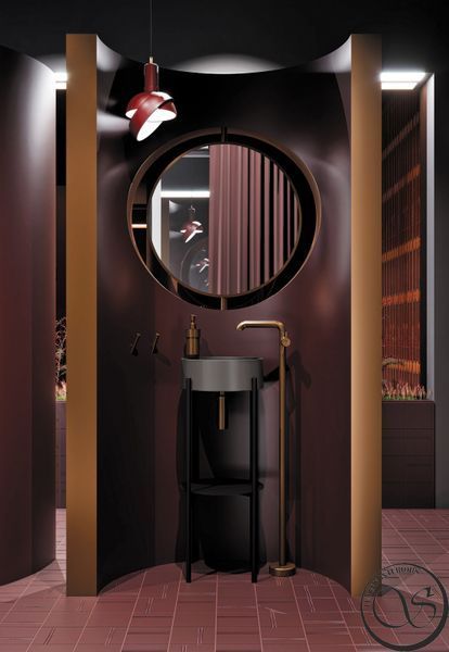 Дозатор для мыла DEANTE SILIA ADI_C421, настенный, брашированная бронза, 66 x 175 x 115 мм ADI_C421 фото