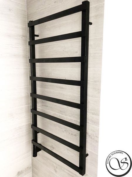 Uscătoar de prosoape GENESIS BASIS LIGHT 1000 negru ST 1000x530 mm negru structural BASIS LIGHT 1000 черн.  СТ foto